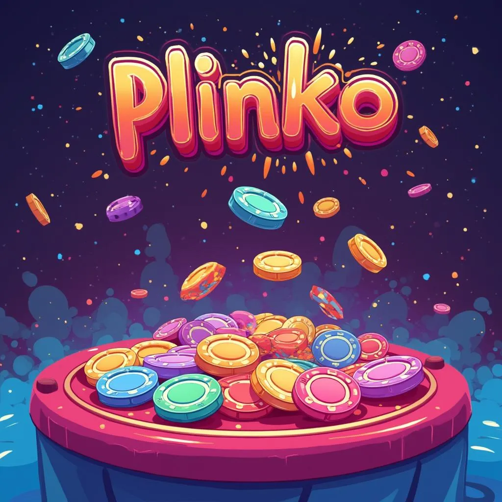Interface de jeu Plinko vibrante