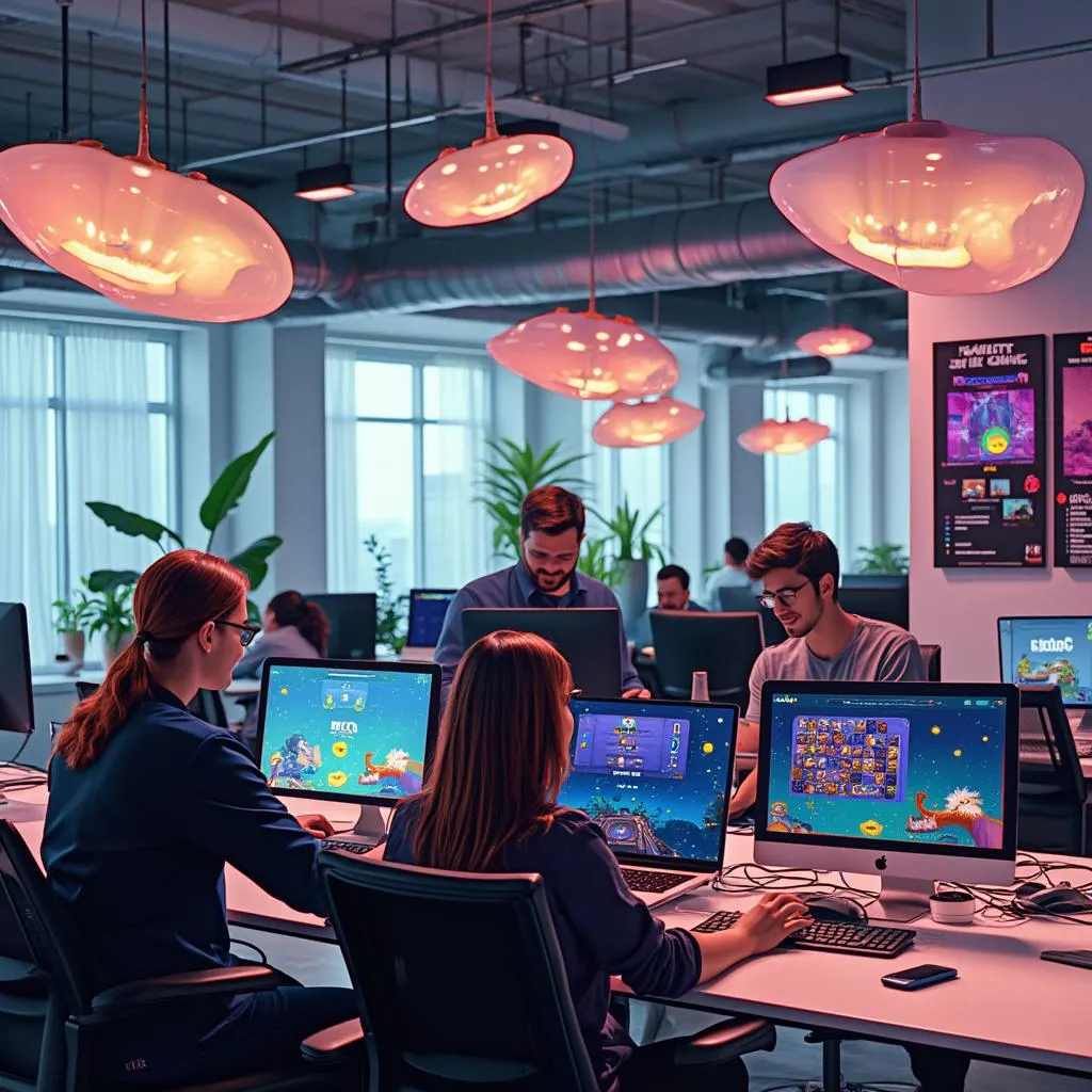 Espace de travail créatif